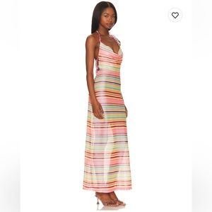 For Love & Lemons Eros Midi Dress XS New